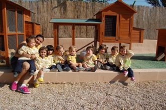 Visita a la granja de la Escuela Infantil Elche Elisa Ruiz