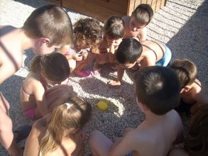Escuela de verano Elisa Ruiz con los más mayores
